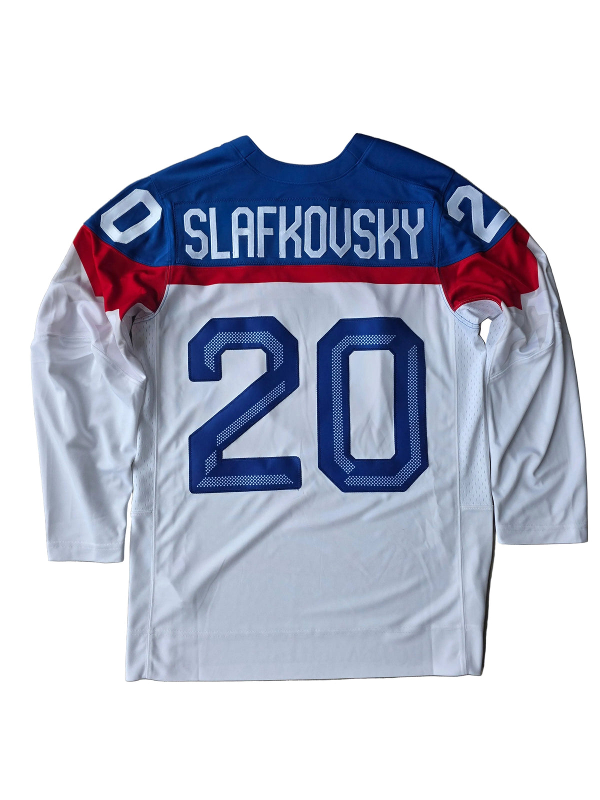 Juraj Slafkovský Slovakia Hockey IIHF Nike Men White 2026 Pro-Stitched Replica Jersey product image 1, provided for visual