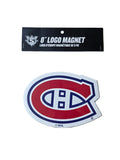 Montreal Canadiens NHL 8" Jumbo Team Logo Magnet product image 1, provided for visual reference and product detail review
