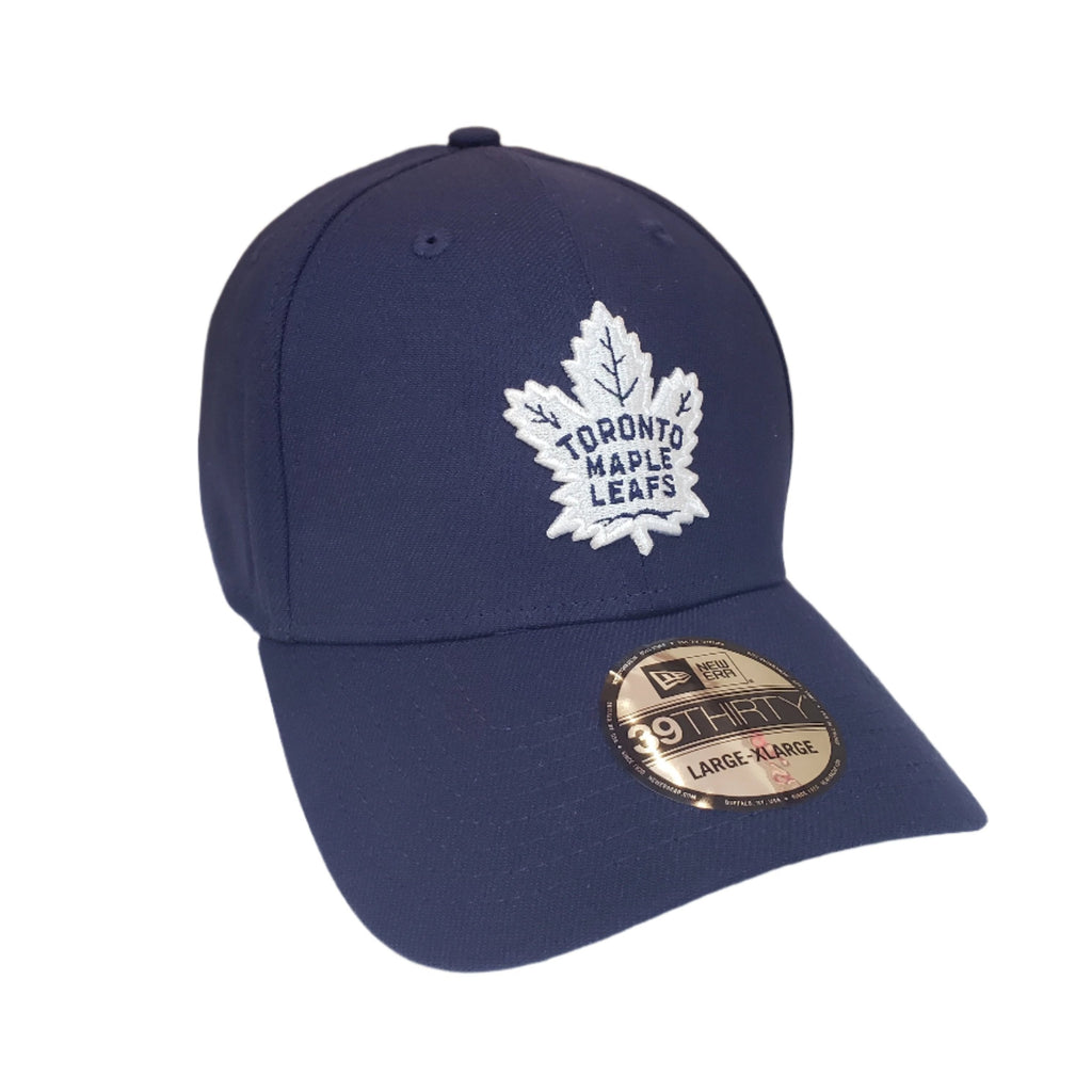 Toronto Maple Leafs NHL New Era Men Navy 39Thirty Team Classic Stretch Fit Hat product image 3, provided for visual