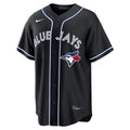 Toronto Blue Jays MLB Nike Men 2026 Black Out Fashion Replica Jersey product image 1, provided for visual reference and