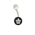 Toronto Maple Leafs NHL Inglasco Mini Hockey Puck Keychain product image 1, provided for visual reference and product detail