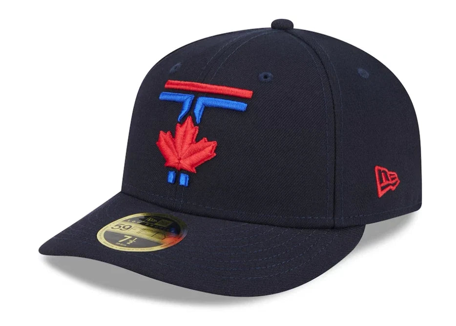Toronto Blue Jays MLB New Era Men Navy 59Fifty Low Profile 2024 City Connect Fitted Hat product image 1, provided for visual