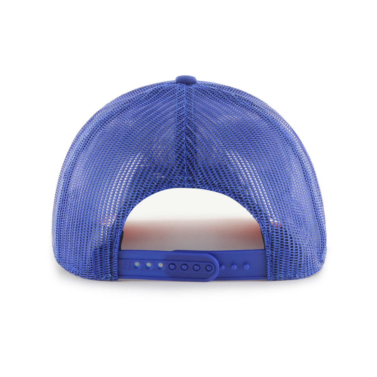 Edmonton Oilers NHL 47 Brand Men Royal Trucker Snapback product image 2, provided for visual reference and product detail