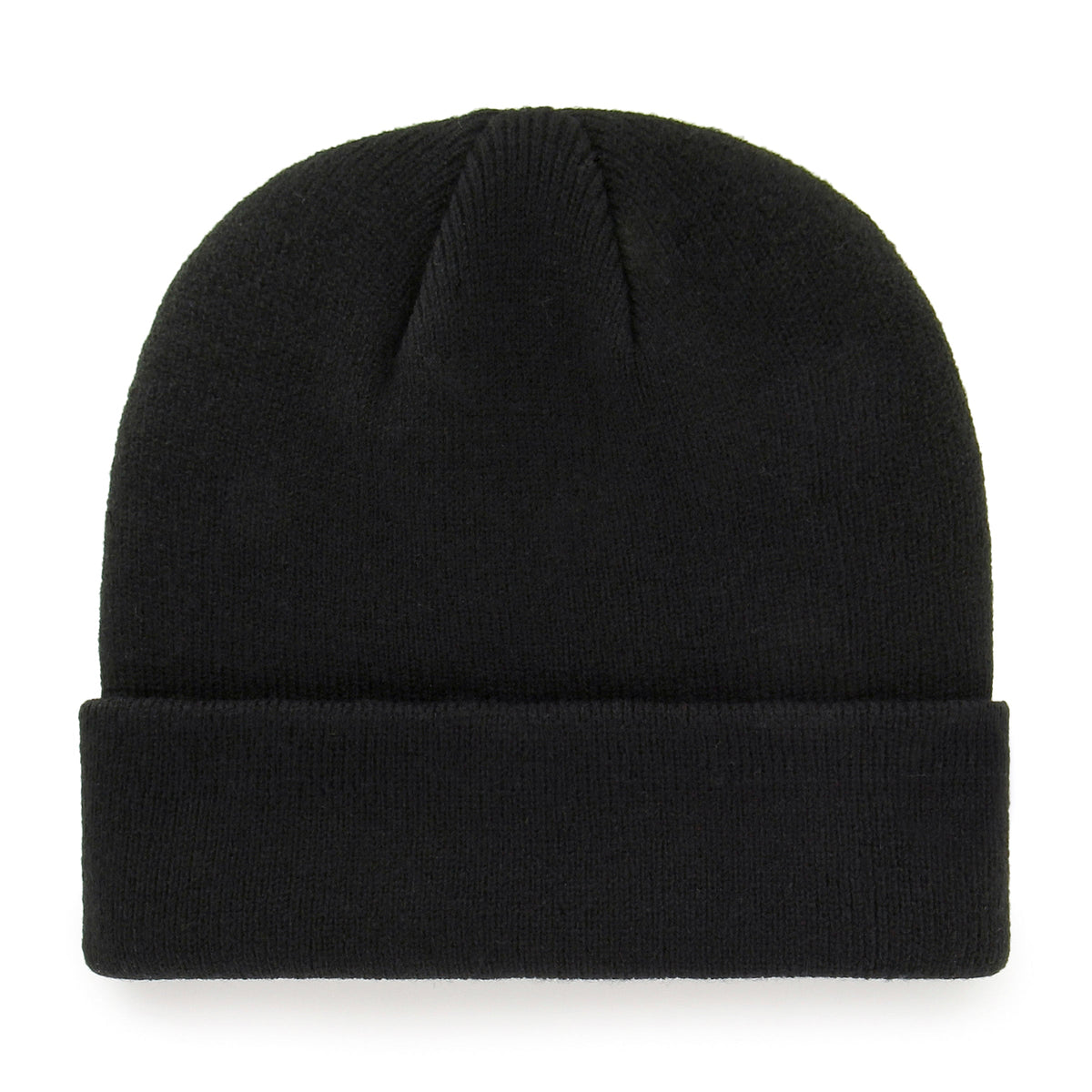 Los Angeles Dodgers MLB 47 Brand Men Black Attitude Raised Cuff Knit Hat product image 2, provided for visual reference and
