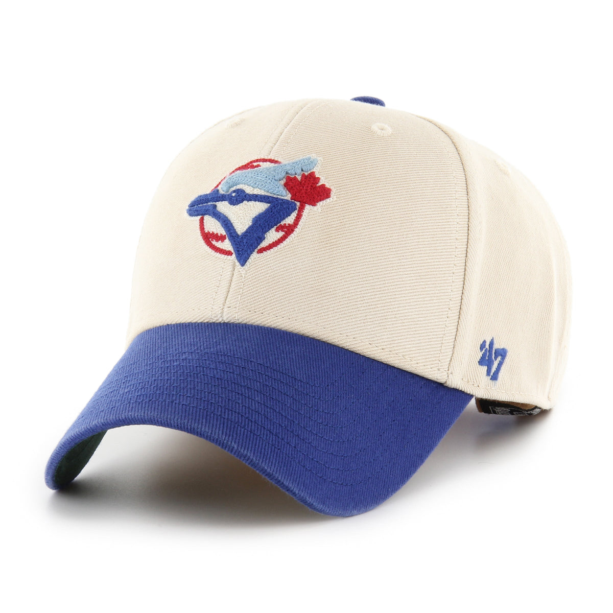 Toronto Blue Jays MLB 47 Brand Men Beige MVP Cooperstown Fairfield Snapback product image 4, provided for visual reference