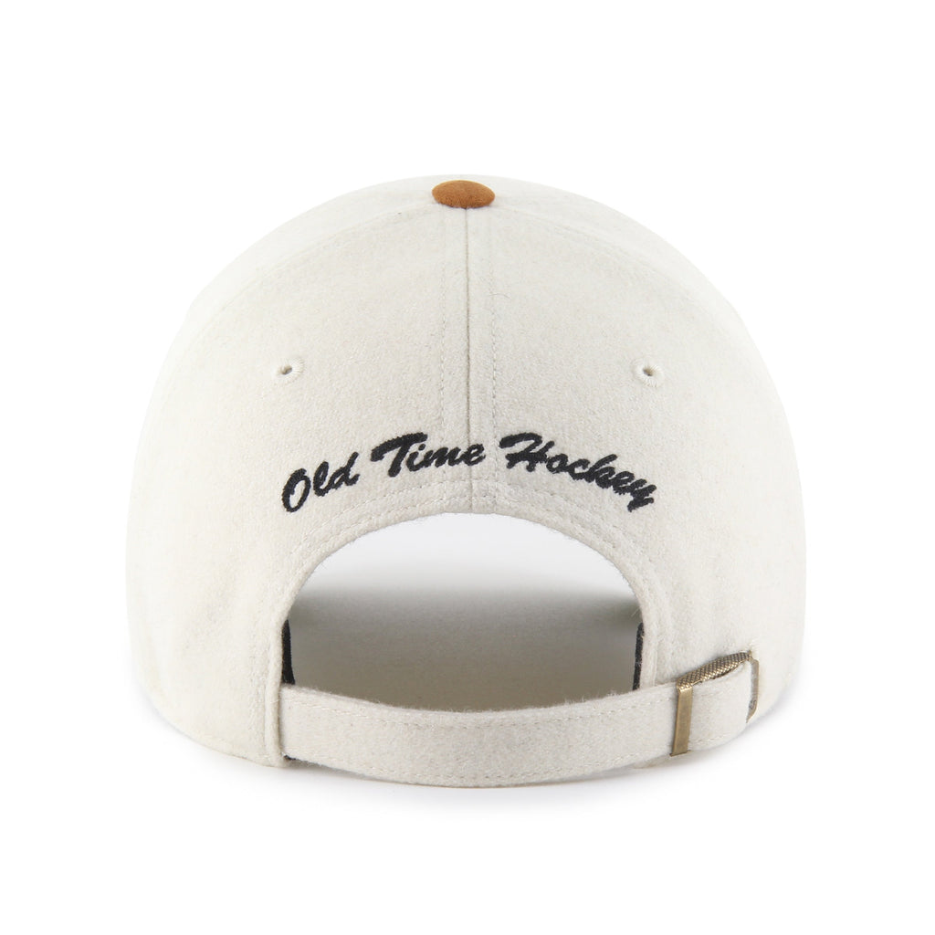 Boston Bruins NHL 47 Brand Men Beige Rafter Clean Up Adjustable Hat product image 2, provided for visual reference and