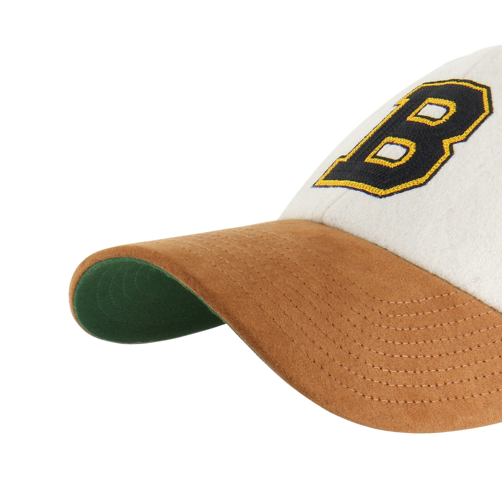 Boston Bruins NHL 47 Brand Men Beige Rafter Clean Up Adjustable Hat product image 5, provided for visual reference and