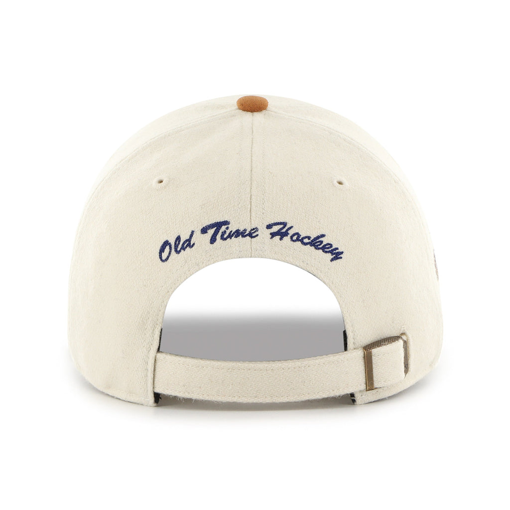 Toronto Maple Leafs NHL 47 Brand Men Beige Rafter Clean Up Adjustable Hat product image 2, provided for visual reference and