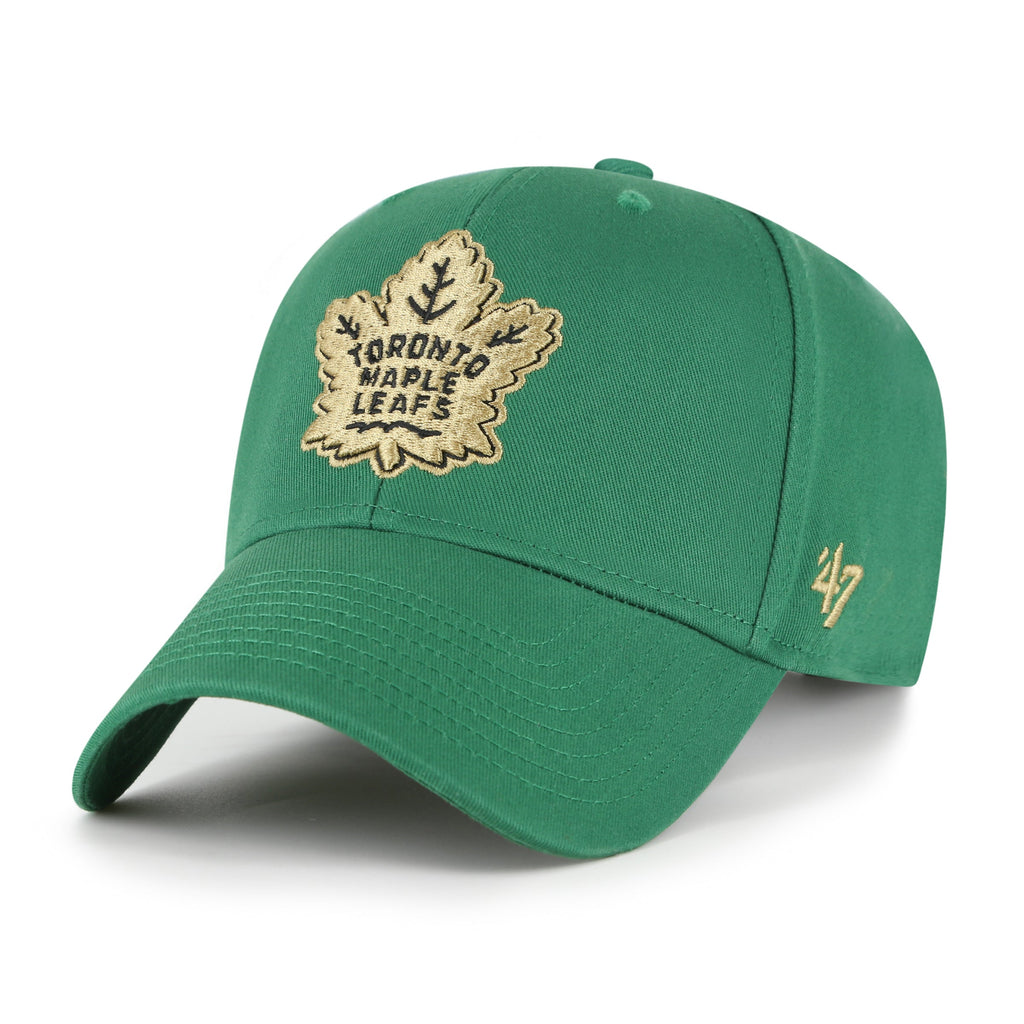 Toronto Maple Leafs NHL 47 Brand Men Lucky Green Legend MVP Adjustable Hat product image 1, provided for visual reference