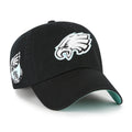 Philadelphia Eagles NFL 47 Brand Men Black Mint Double Under Clean Up Adjustable Hat product image 1, provided for visual