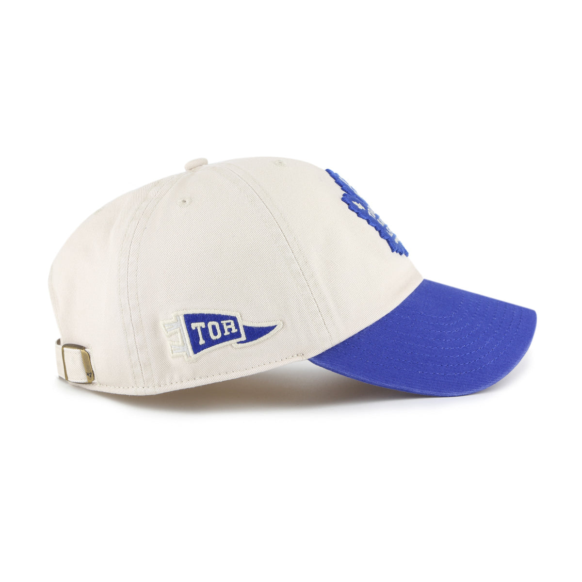 Toronto Maple Leafs NHL 47 Brand Men Beige Clean Up Grand Stand Adjustable Hat product image 2, provided for visual