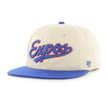 Montreal Expos MLB 47 Brand Men Beige Captain RL Fieldstone Snapback product image 1, provided for visual reference and