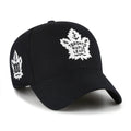 Toronto Maple Leafs NHL 47 Brand Men Black White MVP Sure Shot Snapback product image 1, provided for visual reference and