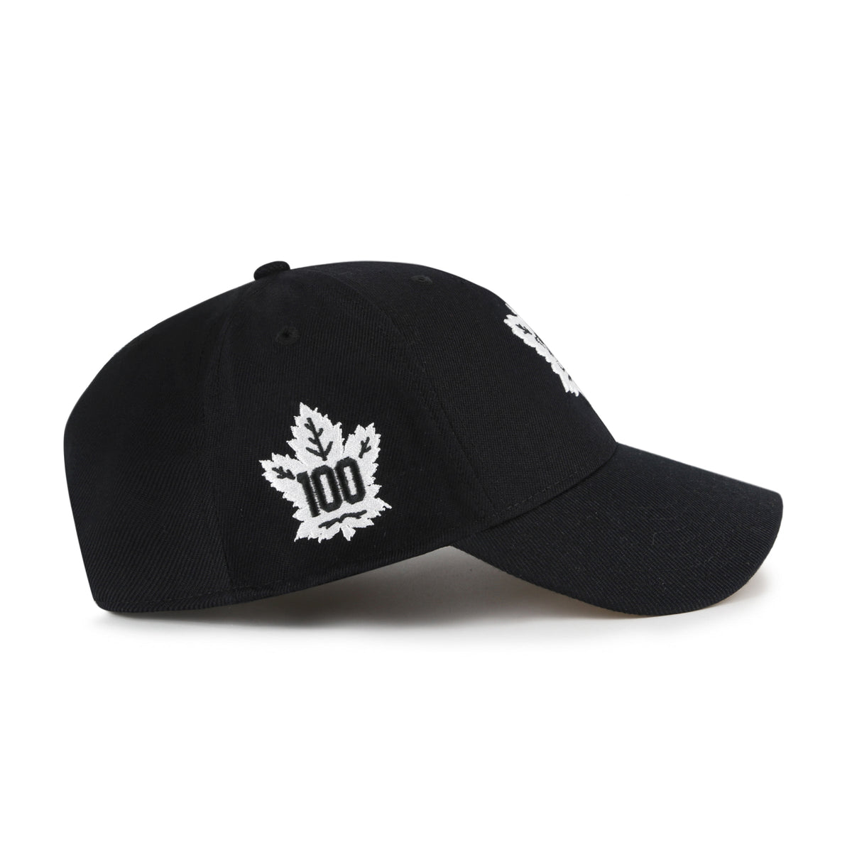 Toronto Maple Leafs NHL 47 Brand Men Black White MVP Sure Shot Snapback product image 4, provided for visual reference and