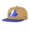 Montreal Expos MLB 47 Brand Men Dune Captain Workshop Snapback product image 1, provided for visual reference and product