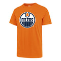 Edmonton Oilers NHL 47 Brand Men Orange Imprint Fan T-Shirt product image 1, provided for visual reference and product