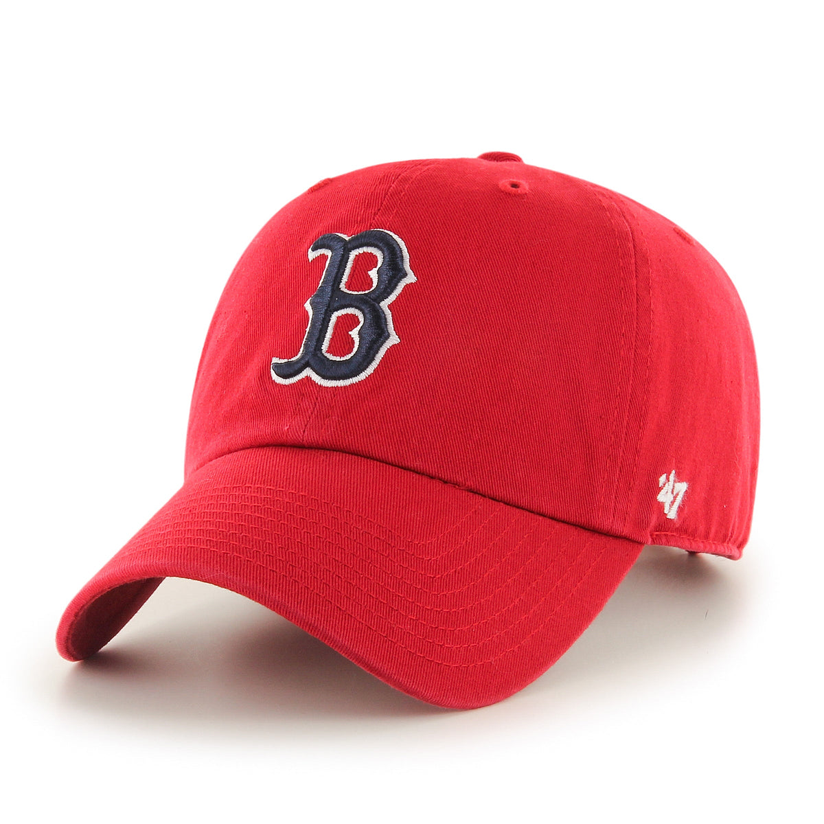 Boston Red Sox MLB 47 Brand Men Red Alternate Clean Up Adjustable Hat product image 1, provided for visual reference and