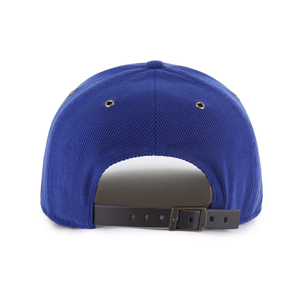 Buffalo Bills NFL 47 Brand Men Royal Golden Age Corduroy Hitch Strapback product image 2, provided for visual reference and