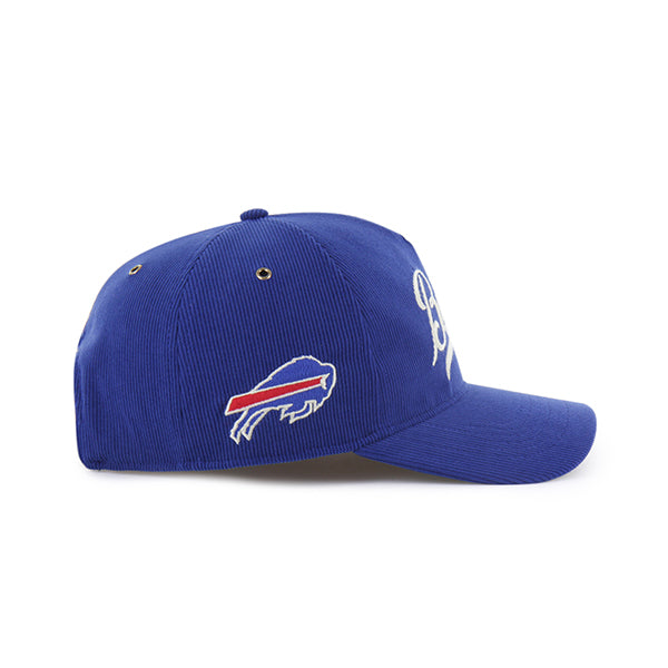 Buffalo Bills NFL 47 Brand Men Royal Golden Age Corduroy Hitch Strapback product image 3, provided for visual reference and