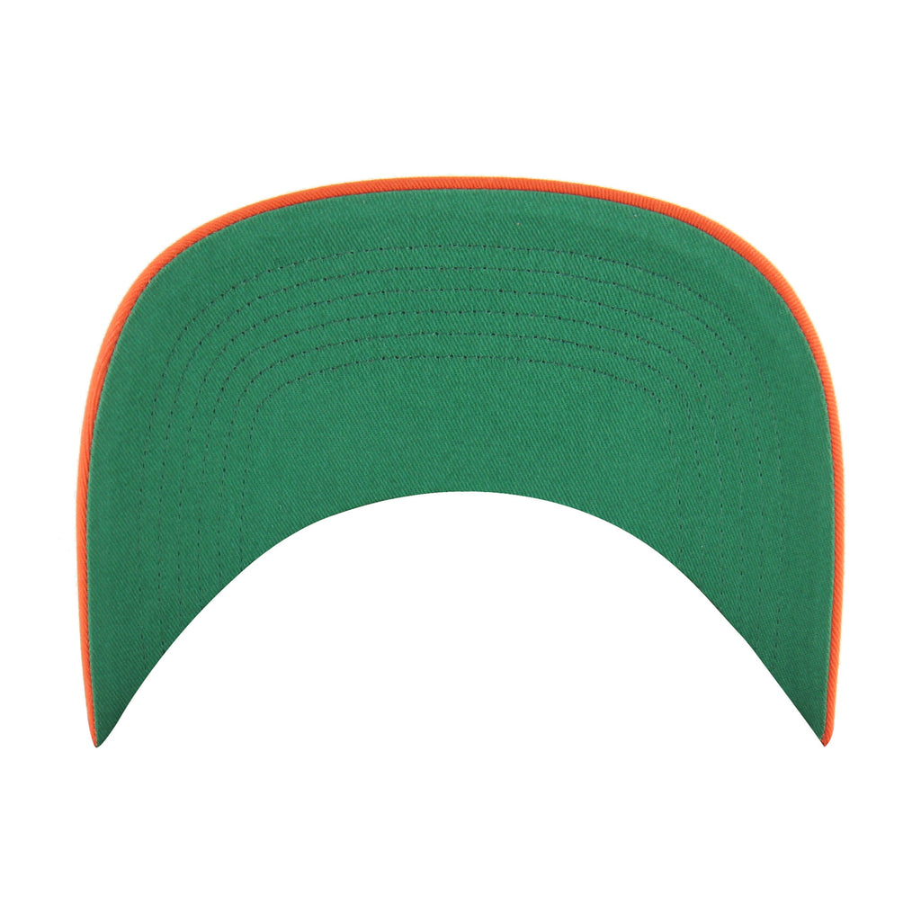 Edmonton Oilers NHL 47 Brand Men Royal/Orange Super Hitch Snapback Hat product image 3, provided for visual reference and