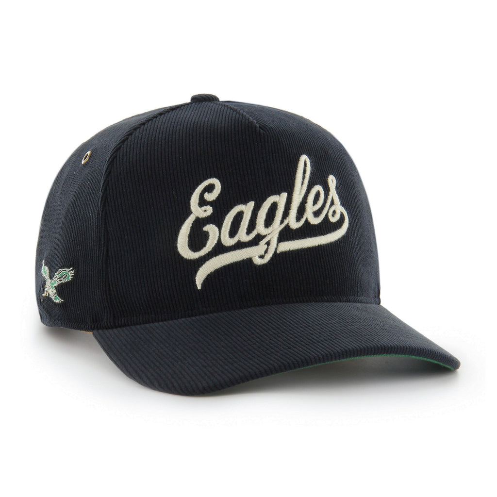 Philadelphia Eagles NFL 47 Brand Men Black Golden Age Corduroy Hitch Strap back product image 1, provided for visual