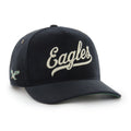 Philadelphia Eagles NFL 47 Brand Men Black Golden Age Corduroy Hitch Strap back product image 1, provided for visual