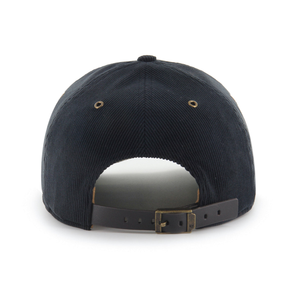 Philadelphia Eagles NFL 47 Brand Men Black Golden Age Corduroy Hitch Strap back product image 3, provided for visual