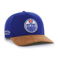 Edmonton Oilers NHL 47 Brand Men Royal Golden Age Hitch Adjustable Hat product image 1, provided for visual reference and