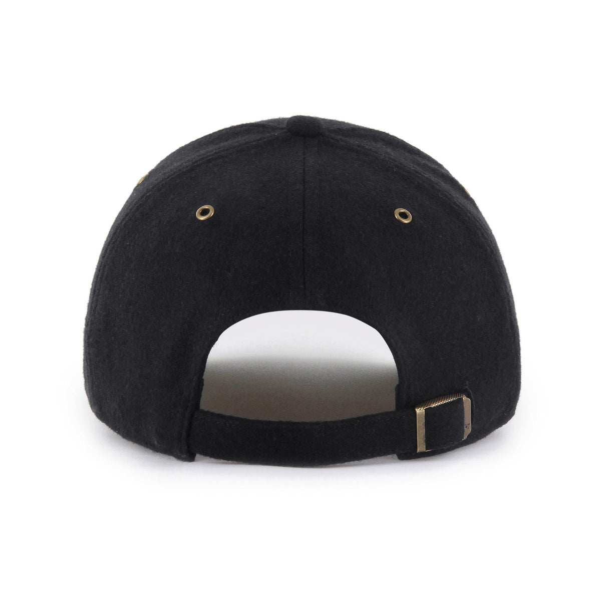 Vancouver Canucks NHL 47 Brand Men Black Golden Age Hitch Adjustable Hat product image 2, provided for visual reference and