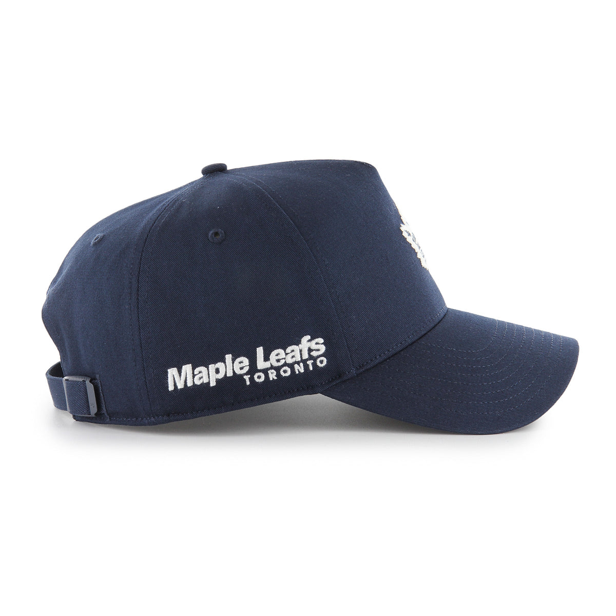 Toronto Maple Leafs NHL 47 Brand Men Navy Foundational Offside Hitch Adjustable Hat product image 4, provided for visual