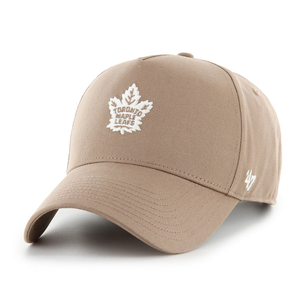 Toronto Maple Leafs NHL 47 Brand Men Sandstone Foundational Offside Hitch Adjustable Hat product image 3, provided for