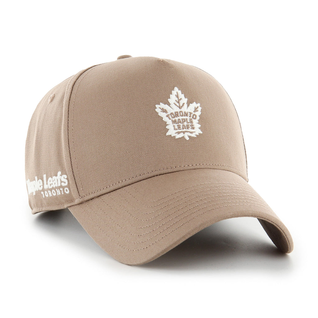 Toronto Maple Leafs NHL 47 Brand Men Sandstone Foundational Offside Hitch Adjustable Hat product image 1, provided for