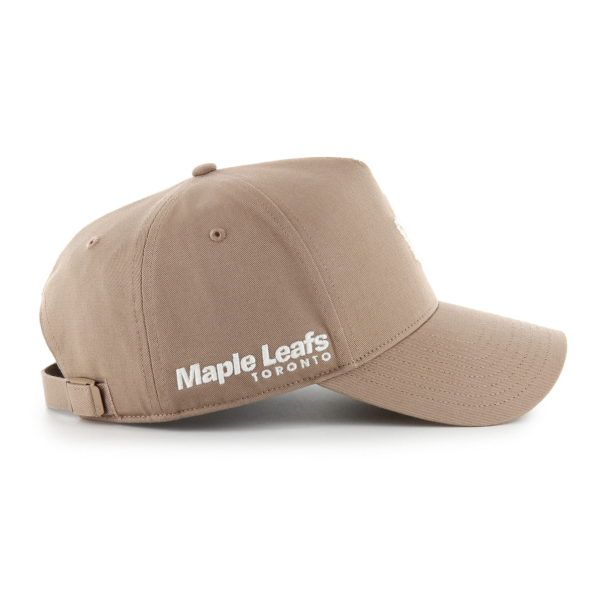 Toronto Maple Leafs NHL 47 Brand Men Sandstone Foundational Offside Hitch Adjustable Hat product image 4, provided for