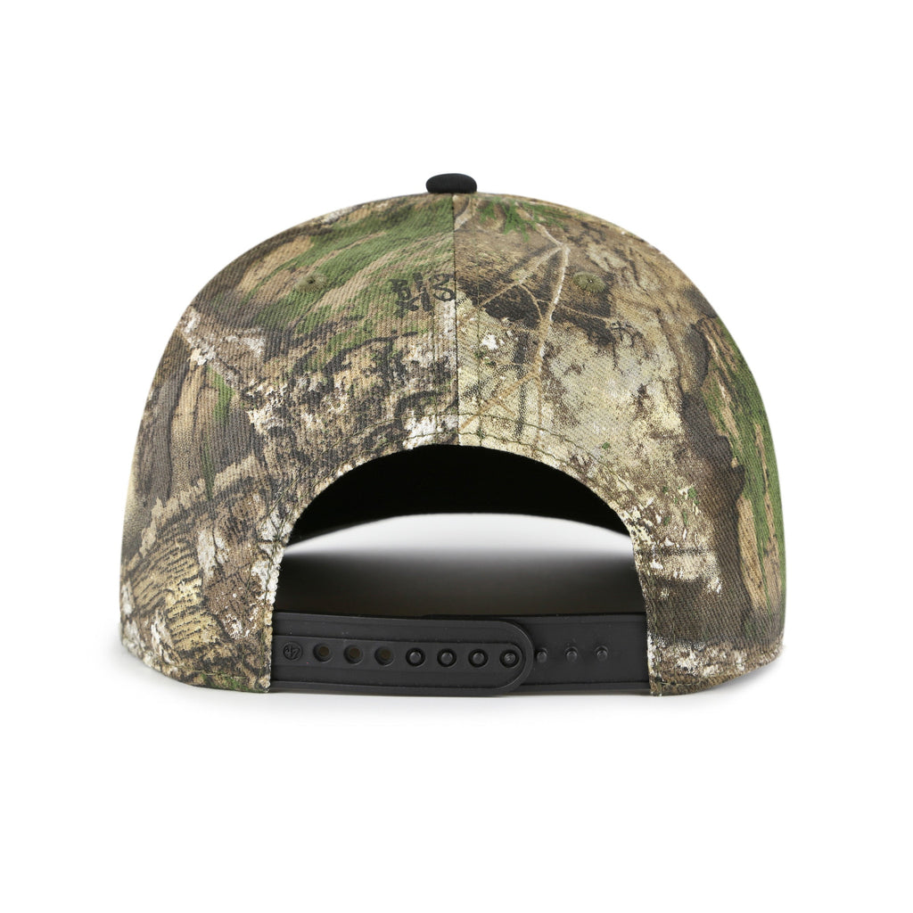 Vancouver Canucks NHL 47 Brand Men RealTree APX 2-Tone Hitch Snapback Hat product image 2, provided for visual reference and