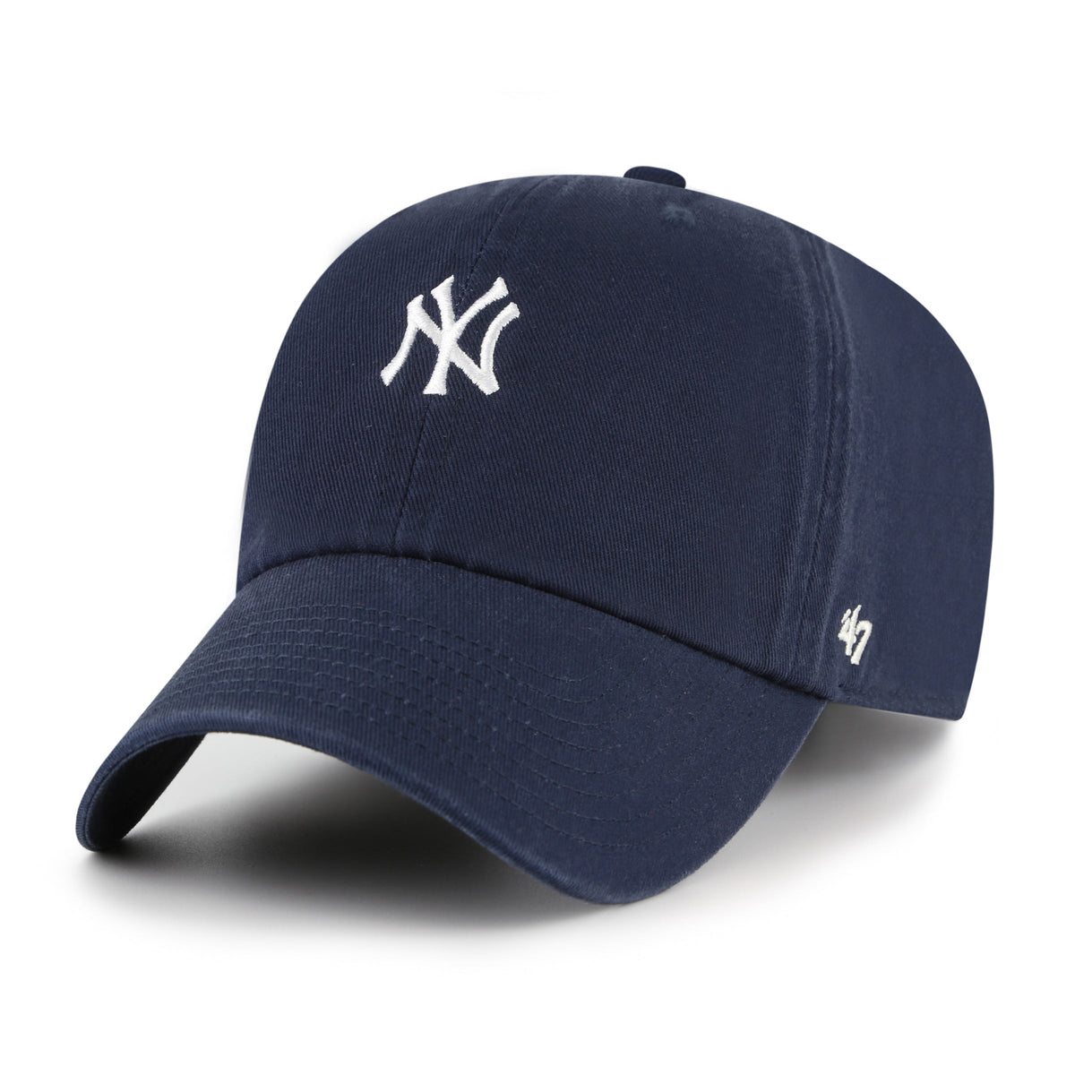 New York Yankees MLB 47 Brand Men Navy Base Runner Ballpark Clean Up Adjustable Hat product image 1, provided for visual