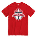 Toronto FC MLS 47 Brand Men Red Imprint Fan T-Shirt product image 1, provided for visual reference and product detail review