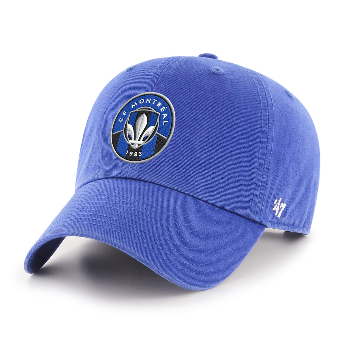 CF Montreal MLS 47 Brand Men Royal Clean Up Adjustable Hat product image 1, provided for visual reference and product detail