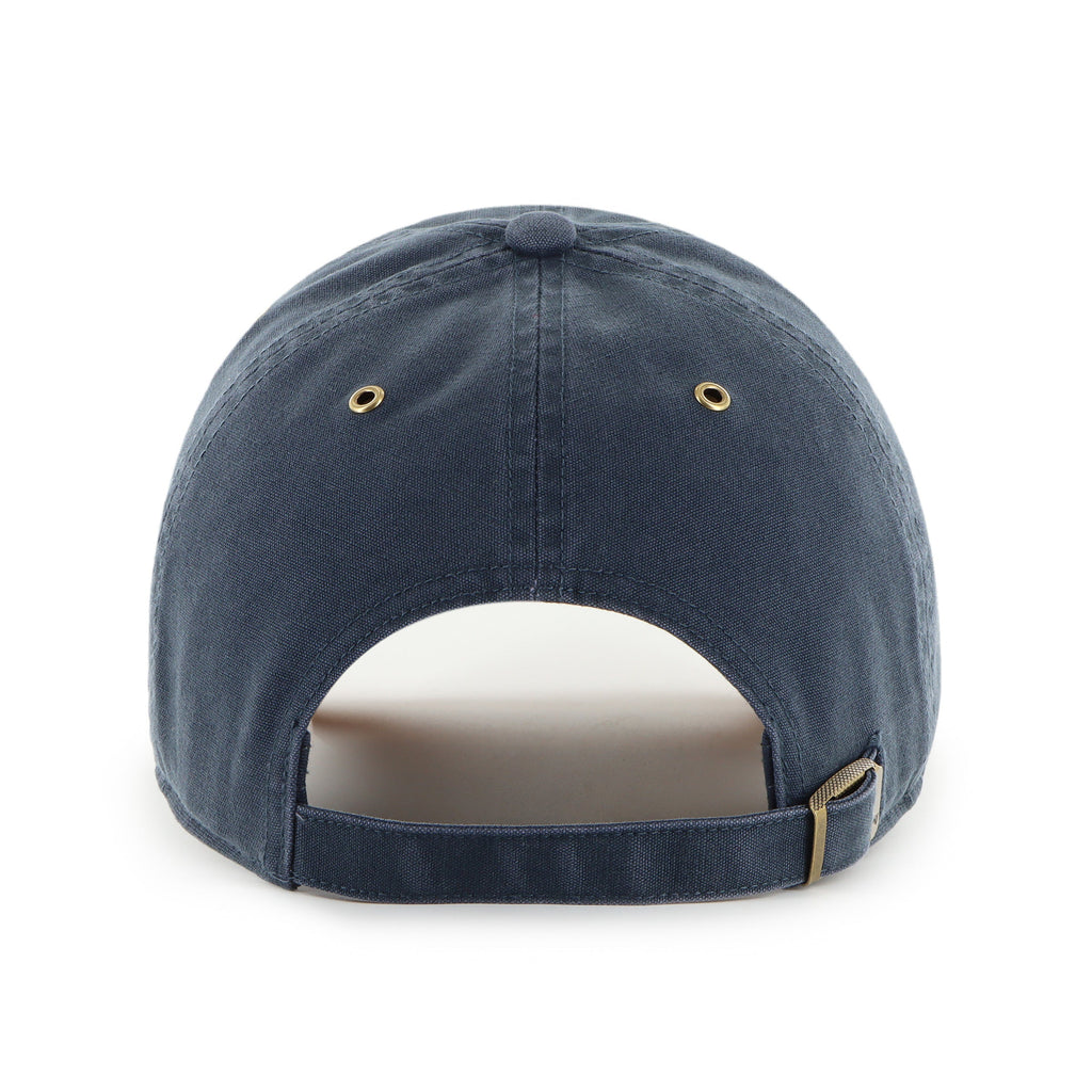 Winnipeg Jets NHL 47 Brand Men Navy Windham Suede Clean Up Adjustable Hat product image 2, provided for visual reference and