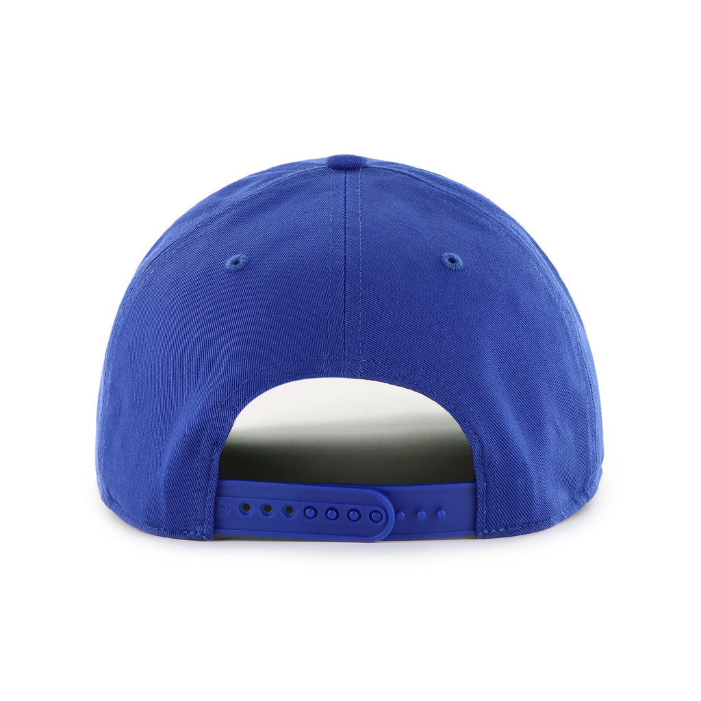 Montreal Expos NHL 47 Brand Men Royal Break Wood Suede Hitch Snapback Hat product image 2, provided for visual reference and