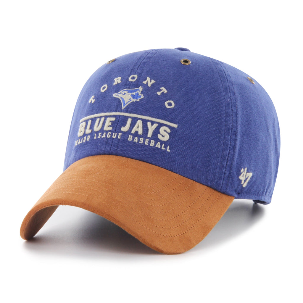 Toronto Blue Jays MLB 47 Brand Men Royal Windham Suede Clean Up Adjustable Hat product image 1, provided for visual