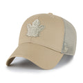 Toronto Maple Leafs NHL 47 Brand Men Branson Khaki MVP Trucker Snapback Hat product image 1, provided for visual reference