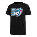 Toronto Blue Jays MLB 47 Brand Men Black 50th Season T-Shirt product image 1, provided for visual reference and product