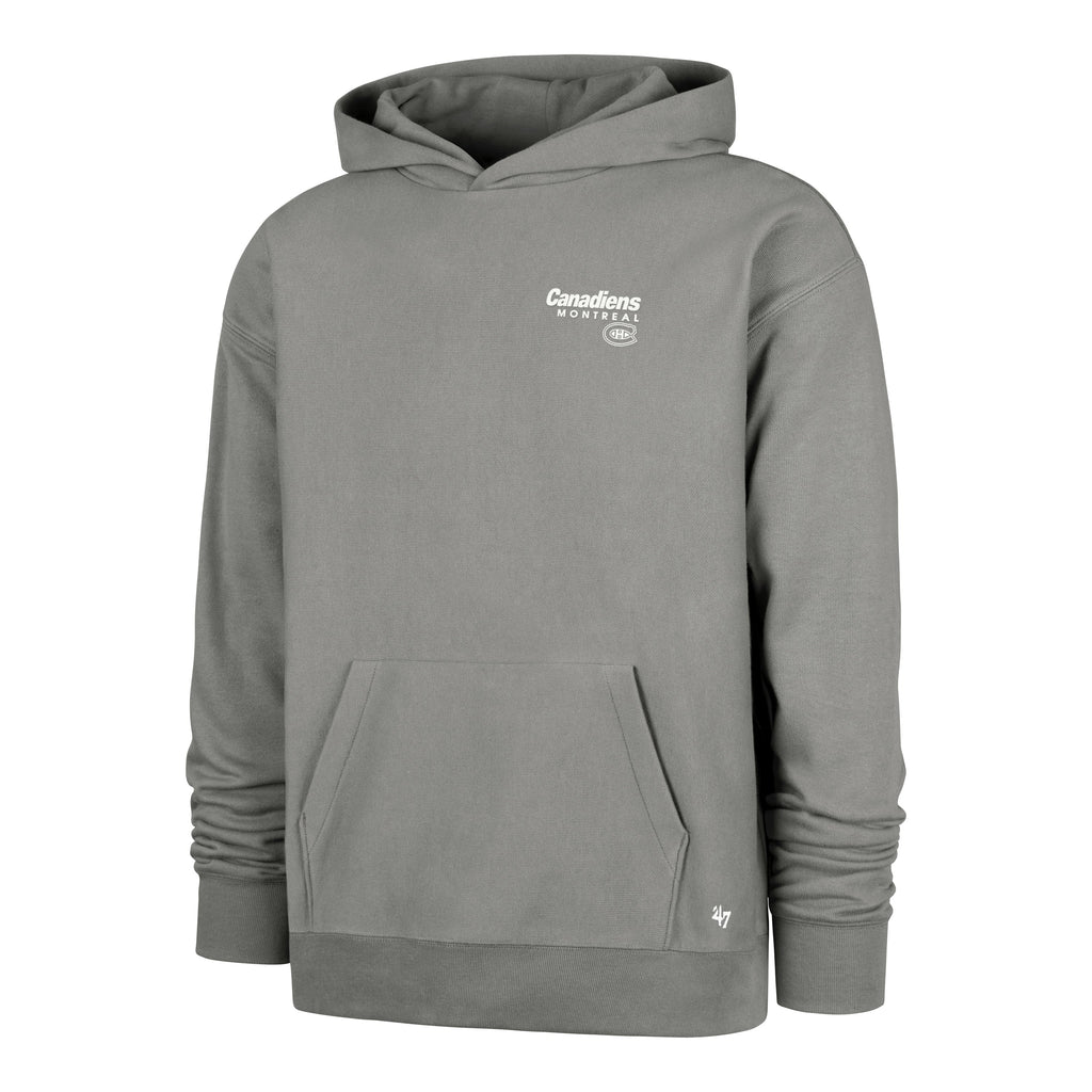 Montreal Canadiens NHL 47 Brand Men Wolf Grey Sandstone Triple Double Foundation Hoodie product image 1, provided for visual