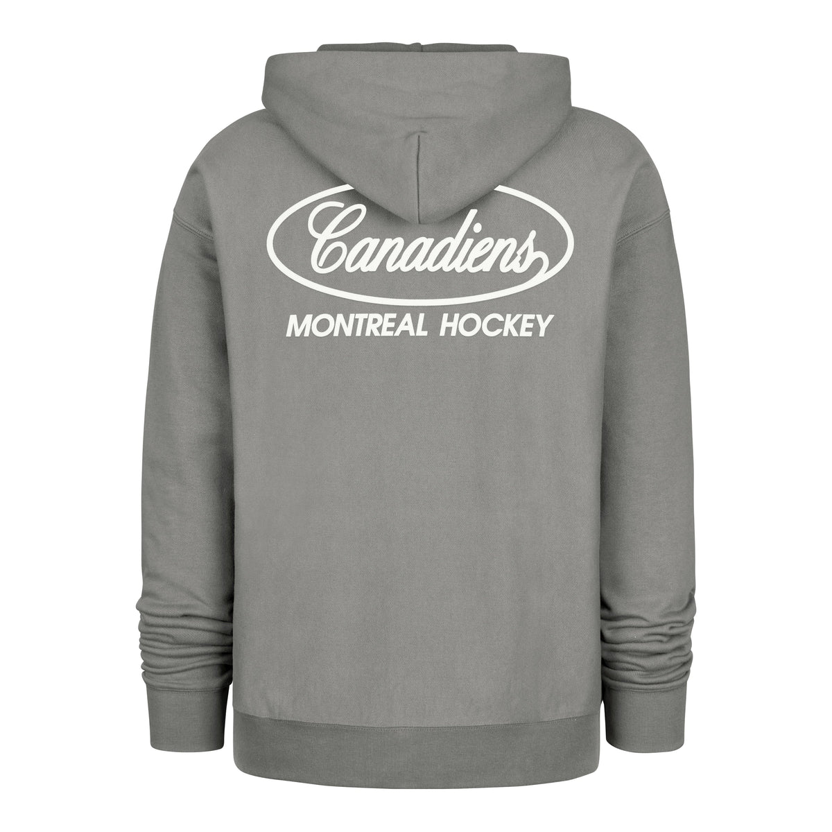 Montreal Canadiens NHL 47 Brand Men Wolf Grey Sandstone Triple Double Foundation Hoodie product image 2, provided for visual