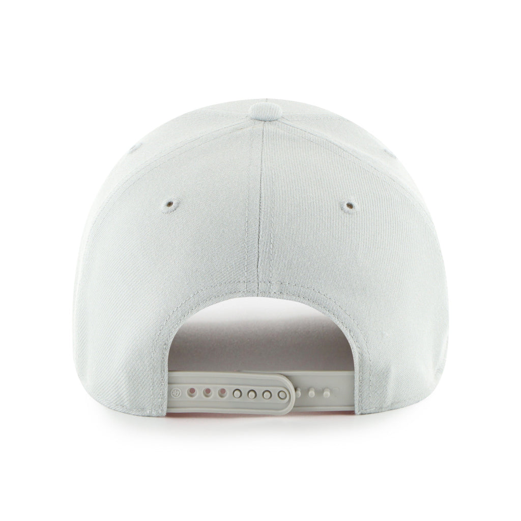 Inter Miami FC MLS 47 Brand Men Grey MVP Ballpark Snapback Hat product image 2, provided for visual reference and product
