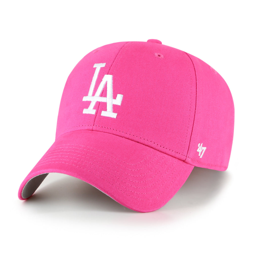 Los Angeles Dodgers MLB 47 Brand Toddler Pink Magenta MVP Adjustable Hat product image 1, provided for visual reference and