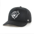 Toronto Blue Jays MLB 47 Brand Men Black & White Sure Shot Hitch Adjustable Hat product image 1, provided for visual