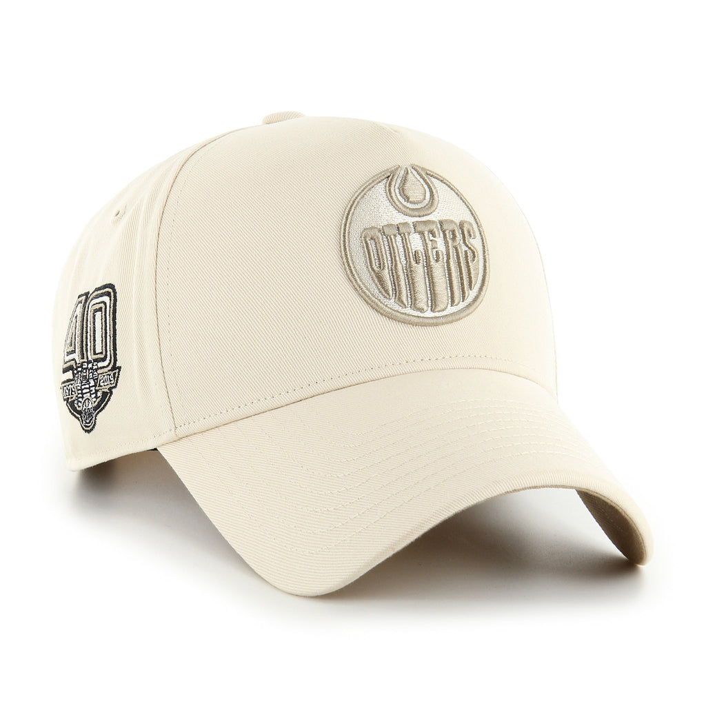 Edmonton Oilers NHL 47 Brand Men Creme de la Creme MVP Sure Shot Snapback product image 1, provided for visual reference and