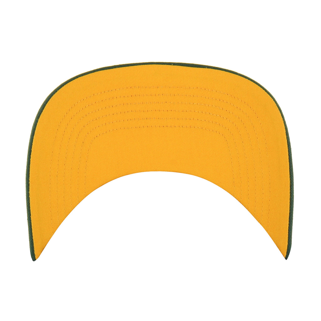 Green Bay Packers NFL 47 Brand Men White Roscoe Rope Two Tone Hitch Snapback Hat product image 4, provided for visual