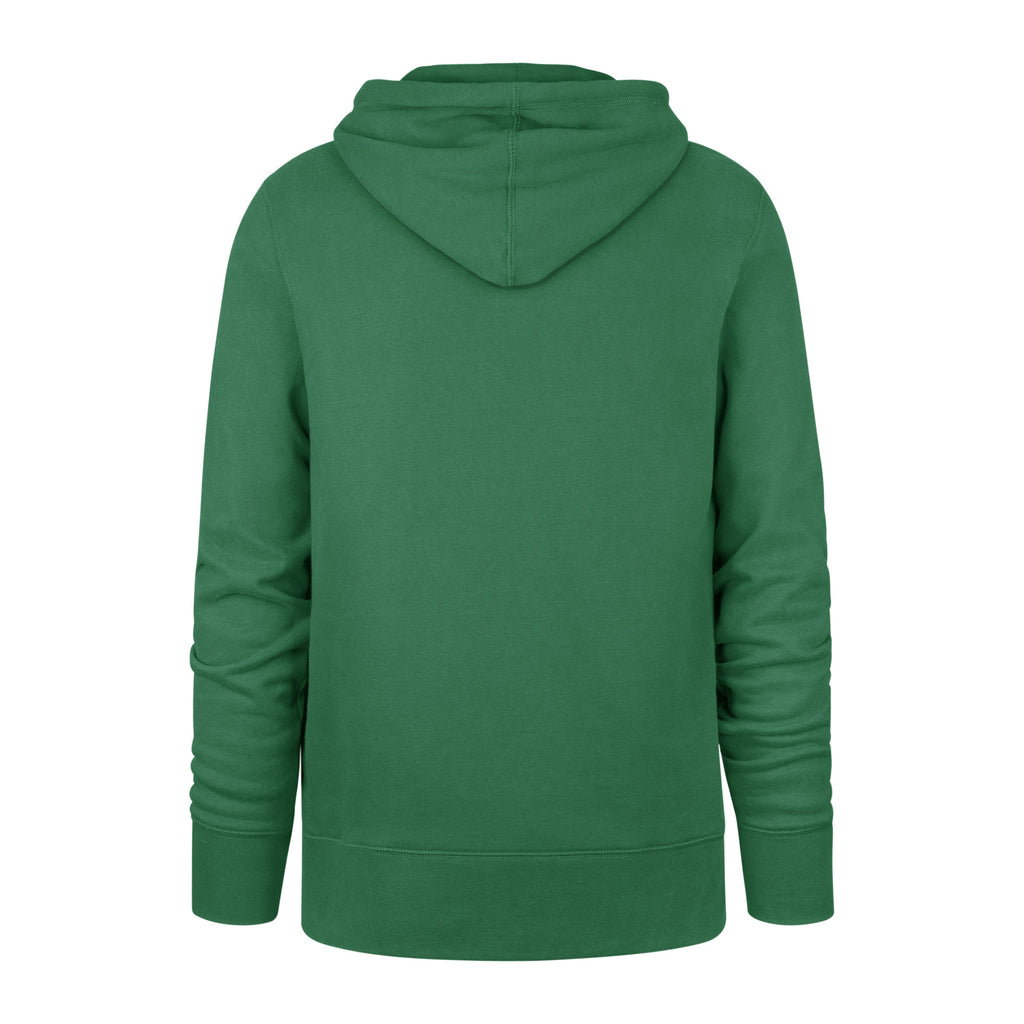 Notre Dame Fighting Irish NCAA 47 Brand Men Green Imprint Distressed Logo Headline Pullover Hoodie product image 2, provided